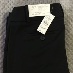 LOFT Black Dress Trousers Original Fit